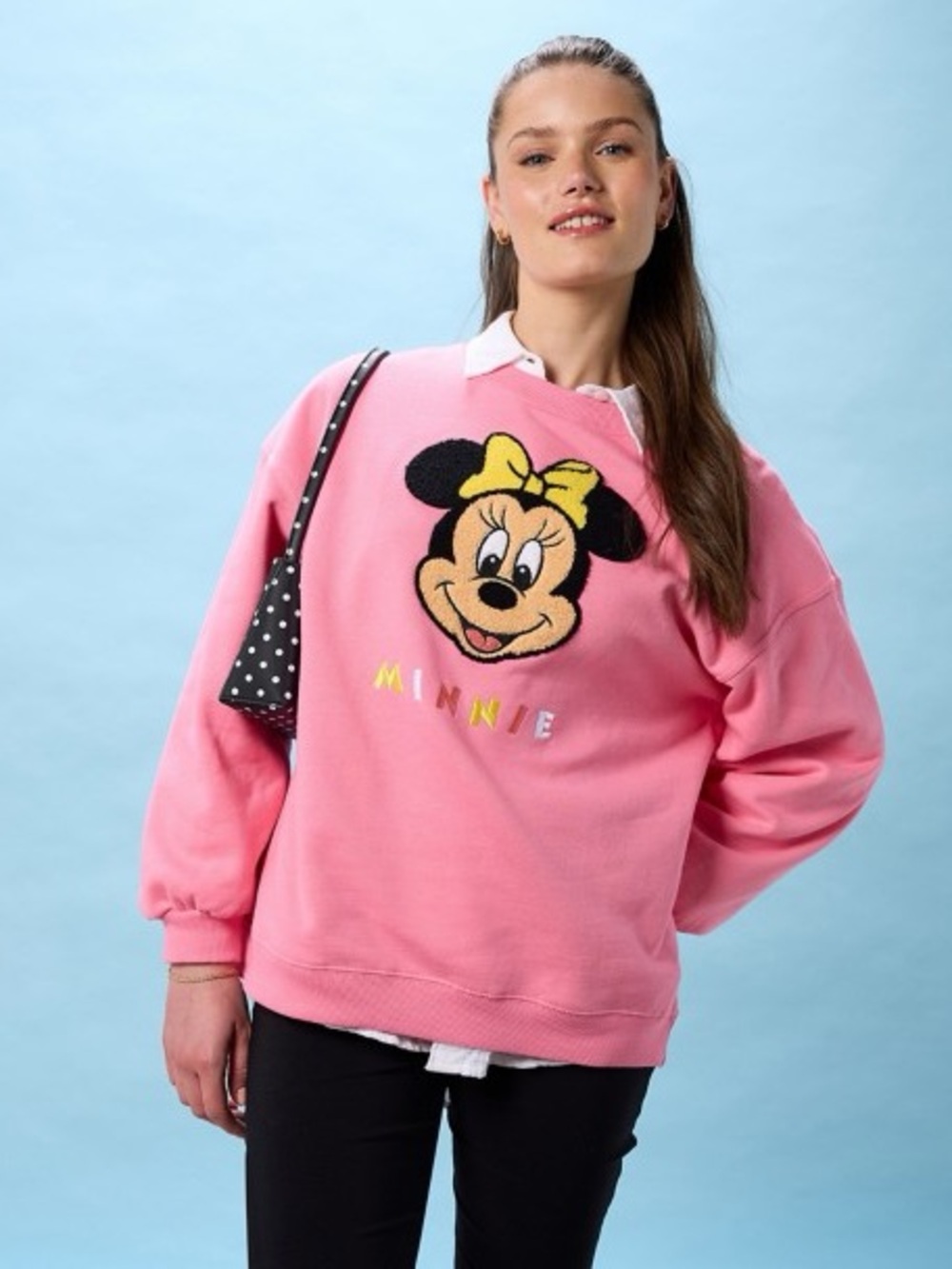 Disney parks Pink Minnie Crewneck Sweatshirt